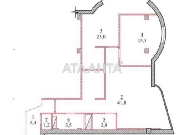 2-кімнатна квартира за адресою вул. Аркадійське плато (площа 92,5 м²) - Atlanta.ua - фото 23