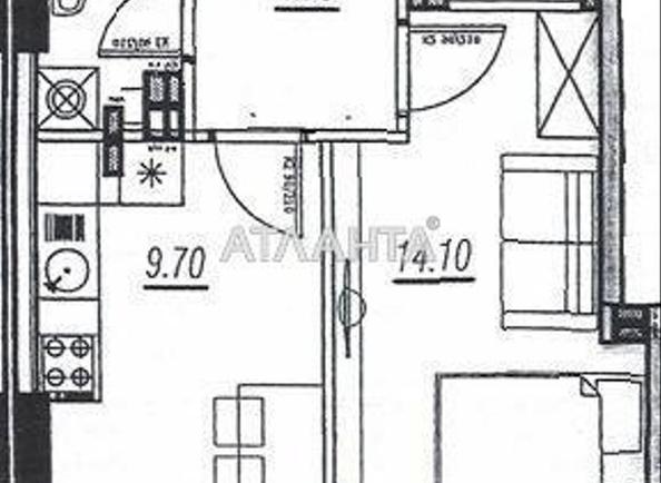 1-room apartment apartment by the address st. Bocharova gen (area 39,7 m²) - photo 4 1-room apartment apartment by the address st. Bocharova gen (area 39,7 m²) - Atlanta.ua - photo 4
