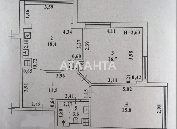 3-rooms apartment apartment by the address st. Raduzhnyy m n (area 65 m²) - Atlanta.ua - photo 10