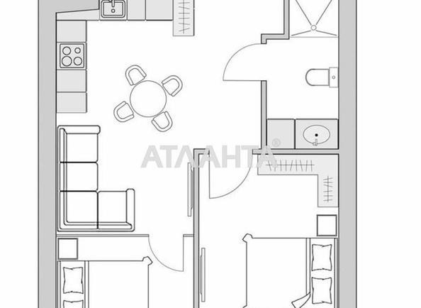 1-room apartment apartment by the address st. Kurortnyy per (area 48 m²) - Atlanta.ua - photo 17