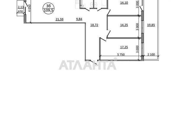 3-кімнатна квартира за адресою вул. Зелена бічна (площа 109,5 м²) - Atlanta.ua - фото 2