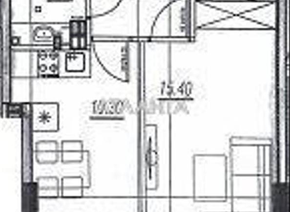 1-room apartment apartment by the address st. Bocharova gen (area 38,4 m²) - Atlanta.ua - photo 7