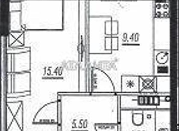 1-кімнатна квартира за адресою вул. Бочарова ген. (площа 42 м²) - Atlanta.ua - фото 6