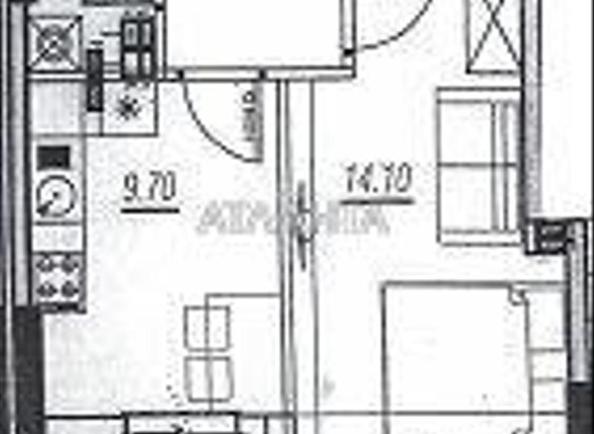 1-кімнатна квартира за адресою вул. Бочарова ген. (площа 38,2 м²) - фото 2 1-кімнатна квартира за адресою вул. Бочарова ген. (площа 38,2 м²) - Atlanta.ua - фото 2