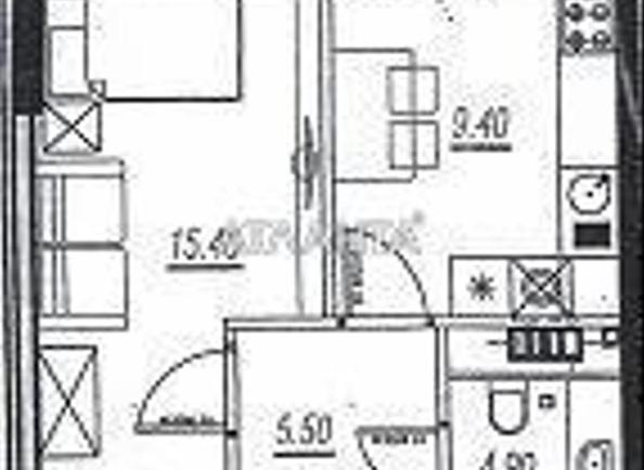 1-кімнатна квартира за адресою вул. Бочарова ген. (площа 42 м²) - фото 5 1-кімнатна квартира за адресою вул. Бочарова ген. (площа 42 м²) - Atlanta.ua - фото 5