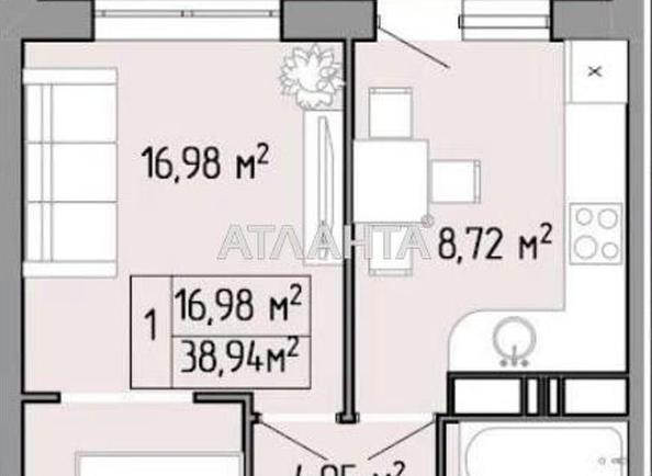 1-кімнатна квартира за адресою вул. Пішонівська (площа 38,9 м²) - фото 2 1-кімнатна квартира за адресою вул. Пішонівська (площа 38,9 м²) - Atlanta.ua - фото 2