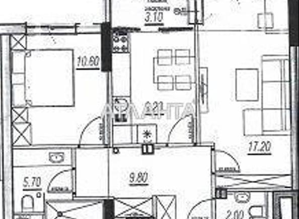 2-rooms apartment apartment by the address st. Bocharova gen (area 57,6 m²) - photo 4 2-rooms apartment apartment by the address st. Bocharova gen (area 57,6 m²) - Atlanta.ua - photo 4