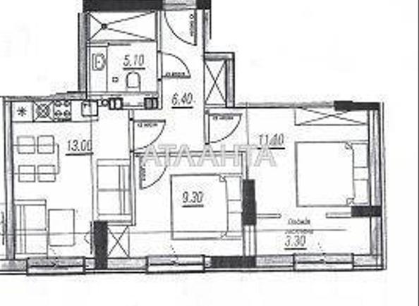 2-rooms apartment apartment by the address st. Bocharova gen (area 48,2 m²) - Atlanta.ua - photo 5