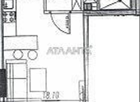 1-кімнатна квартира за адресою вул. Бочарова ген. (площа 28,6 м²) - Atlanta.ua - фото 2