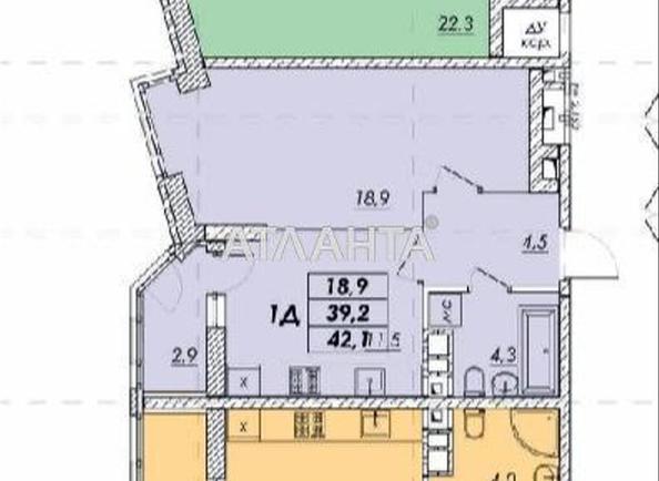 1-кімнатна квартира за адресою вул. Прохорівська (площа 40,1 м²) - фото 6 1-кімнатна квартира за адресою вул. Прохорівська (площа 40,1 м²) - Atlanta.ua - фото 6