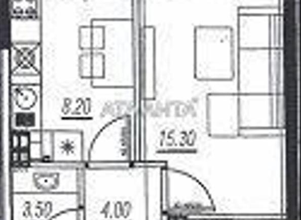 1-кімнатна квартира за адресою вул. Бочарова ген. (площа 36,4 м²) - фото 6 1-кімнатна квартира за адресою вул. Бочарова ген. (площа 36,4 м²) - Atlanta.ua - фото 6