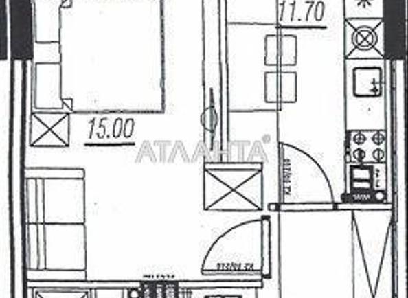 1-кімнатна квартира за адресою вул. Бочарова ген. (площа 43,3 м²) - фото 5 1-кімнатна квартира за адресою вул. Бочарова ген. (площа 43,3 м²) - Atlanta.ua - фото 5