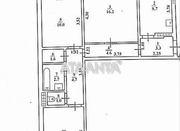 3-комнатная квартира по адресу Фонтанская дор. (площадь 68 м²) - Atlanta.ua - фото 33