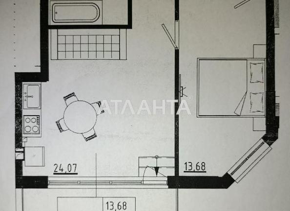 1-room apartment apartment by the address st. Zabolotnogo akademika (area 49,2 m²) - photo 3 1-room apartment apartment by the address st. Zabolotnogo akademika (area 49,2 m²) - Atlanta.ua - photo 3