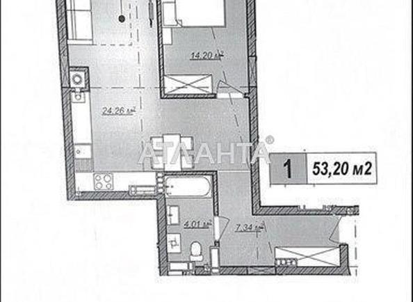 1-комнатная квартира по адресу Навроцкого В. Ул.   (площадь 53,2 м²) - фото 9 1-комнатная квартира по адресу Навроцкого В. Ул.   (площадь 53,2 м²) - Atlanta.ua - фото 9