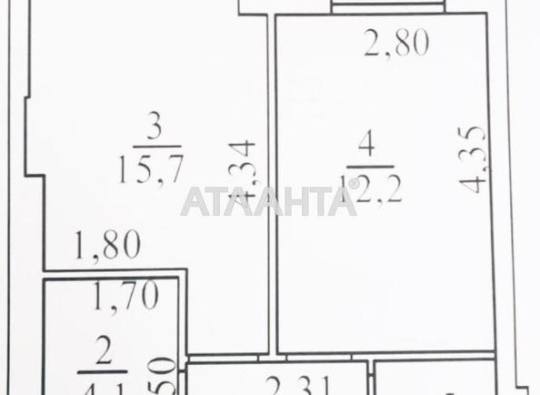 1-кімнатна квартира за адресою вул. Вільямса ак. (площа 40 м²) - Atlanta.ua - фото 9