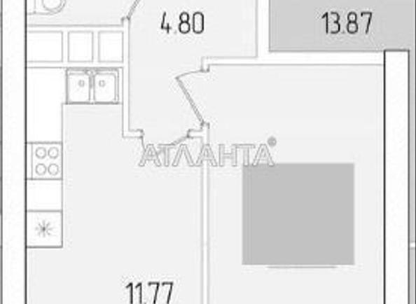 1-кімнатна квартира за адресою вул. Краснова (площа 41 м²) - Atlanta.ua - фото 2