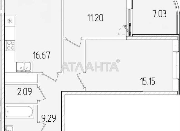 2-кімнатна квартира за адресою вул. Краснова (площа 65 м²) - Atlanta.ua - фото 23