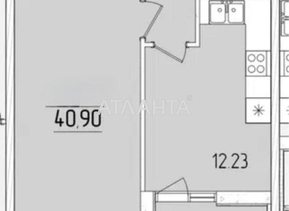 1-room apartment apartment by the address st. Krasnova (area 40,9 m²) - photo 9 1-room apartment apartment by the address st. Krasnova (area 40,9 m²) - Atlanta.ua - photo 9