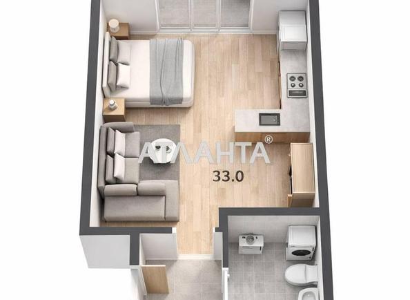 1-room apartment apartment by the address st. Mayachnyy per (area 33 m²) - Atlanta.ua - photo 15