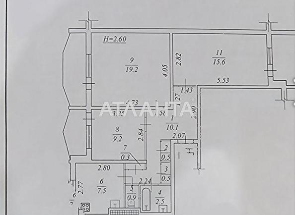 3-кімнатна квартира за адресою Дніпропетр. Дор. (площа 72 м²) - Atlanta.ua - фото 17