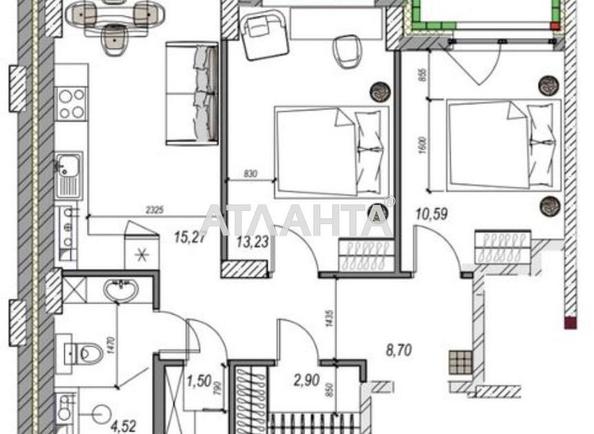 2-кімнатна квартира за адресою Фонтанська дор. (площа 60 м²) - фото 27 2-кімнатна квартира за адресою Фонтанська дор. (площа 60 м²) - Atlanta.ua - фото 27