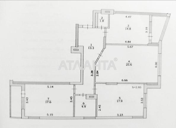 3-комнатная квартира по адресу ул. Парусная (площадь 102,5 м²) - Atlanta.ua - фото 3