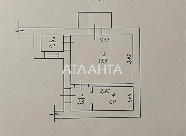 1-комнатная квартира по адресу Ляпунова пер. (площадь 26 м²) - Atlanta.ua - фото 8