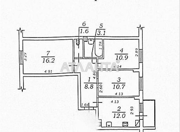 3-кімнатна квартира за адресою вул. Європейська (площа 64,3 м²) - Atlanta.ua - фото 8