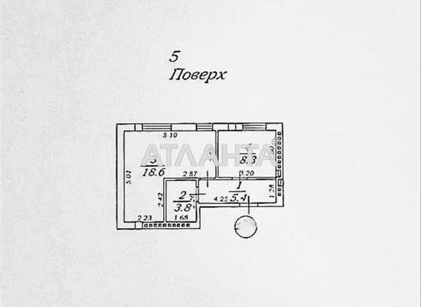 1-кімнатна квартира за адресою вул. Пригородська (площа 36,1 м²) - Atlanta.ua - фото 11