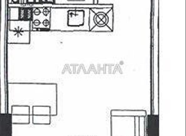 1-кімнатна квартира за адресою вул. Бочарова ген. (площа 30,7 м²) - Atlanta.ua - фото 5