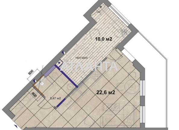 1-кімнатна квартира за адресою вул. Дача Ковалевського (площа 40,2 м²) - фото 11 1-кімнатна квартира за адресою вул. Дача Ковалевського (площа 40,2 м²) - Atlanta.ua - фото 11