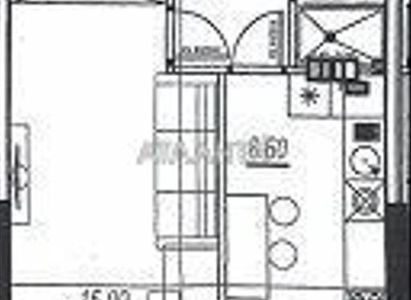1-кімнатна квартира за адресою вул. Бочарова ген. (площа 35,7 м²) - фото 2 1-кімнатна квартира за адресою вул. Бочарова ген. (площа 35,7 м²) - Atlanta.ua - фото 2