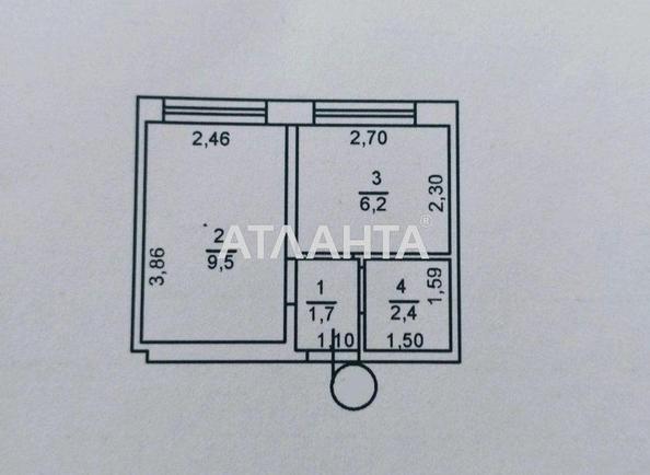 1-кімнатна квартира за адресою вул. Бугаївська (площа 19,8 м²) - фото 2 1-кімнатна квартира за адресою вул. Бугаївська (площа 19,8 м²) - Atlanta.ua - фото 2
