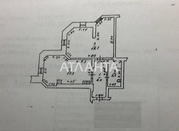 2-кімнатна квартира за адресою вул. Середньофонтанська (площа 66,5 м²) - фото 4 2-кімнатна квартира за адресою вул. Середньофонтанська (площа 66,5 м²) - Atlanta.ua - фото 4