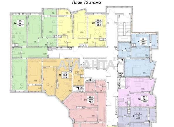 2-комнатная квартира по адресу ул. Прохоровская (площадь 75,6 м²) - фото 8 2-комнатная квартира по адресу ул. Прохоровская (площадь 75,6 м²) - Atlanta.ua - фото 8