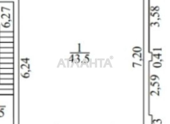 1-кімнатна квартира за адресою вул. Гімназійна (площа 45,4 м²) - Atlanta.ua - фото 6