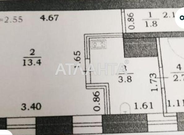 1-кімнатна квартира за адресою вул. Ніжинська (площа 22 м²) - фото 8 1-кімнатна квартира за адресою вул. Ніжинська (площа 22 м²) - Atlanta.ua - фото 8