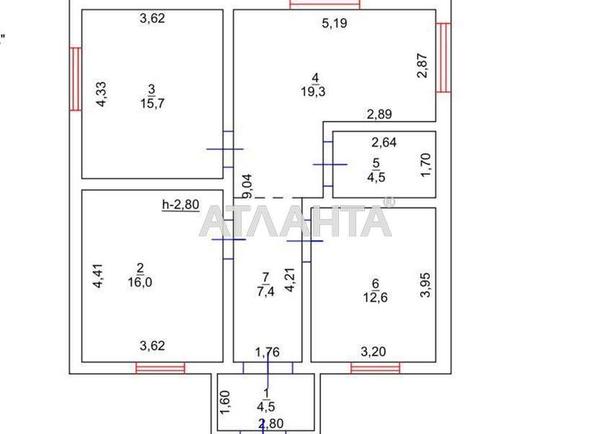Дом по адресу ул. Франко Ивана (площадь 80 м²) - фото 11 Дом по адресу ул. Франко Ивана (площадь 80 м²) - Atlanta.ua - фото 11