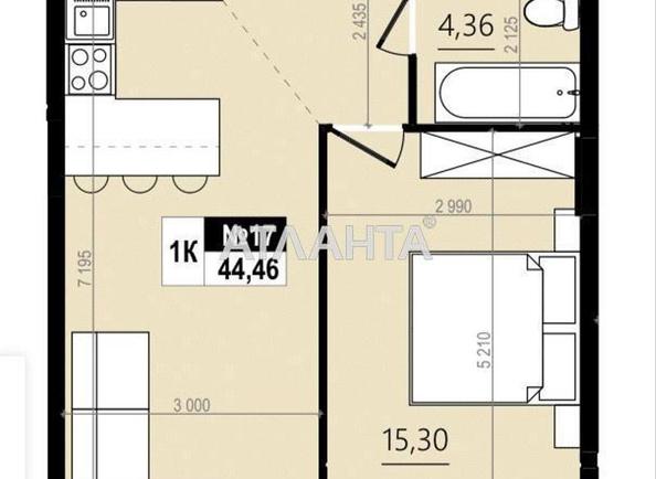 1-комнатная квартира по адресу ул. Галицкая (площадь 44,5 м²) - Atlanta.ua - фото 5