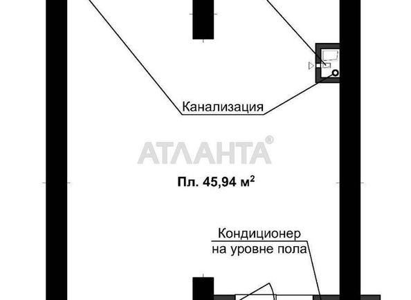 1-комнатная квартира по адресу ул. Дача Ковалевского (площадь 46 м²) - Atlanta.ua