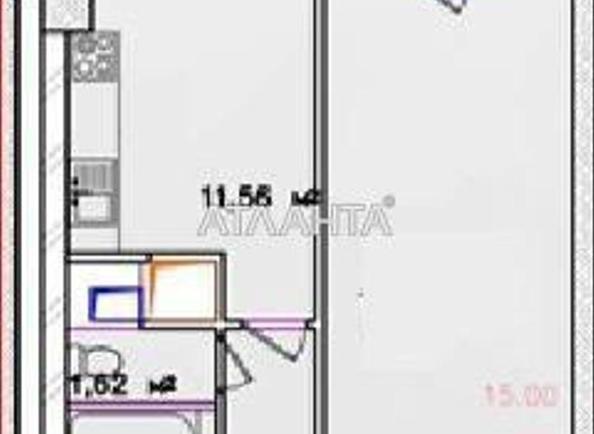 1-кімнатна квартира за адресою вул. Перлинна (площа 43 м²) - Atlanta.ua - фото 19