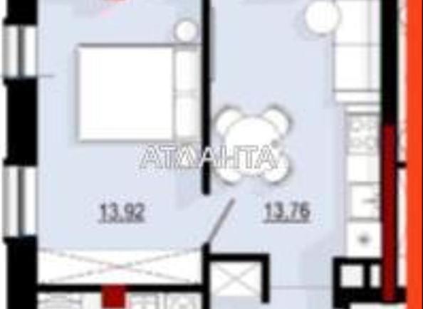 1-кімнатна квартира за адресою вул. Дачна (площа 38,8 м²) - Atlanta.ua - фото 5