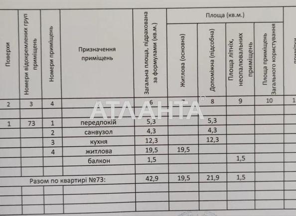 1-room apartment apartment by the address st. Ul Metrologicheskaya (area 42,9 m²) - Atlanta.ua - photo 16