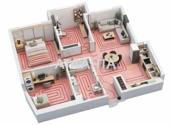 2-комнатная квартира по адресу ул. Чубаевская (площадь 68 м²) - Atlanta.ua - фото 17