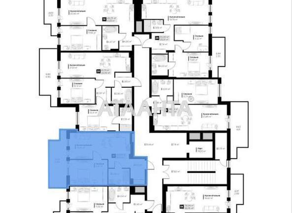 1-кімнатна квартира за адресою вул. Галицька (площа 44,6 м²) - Atlanta.ua - фото 13