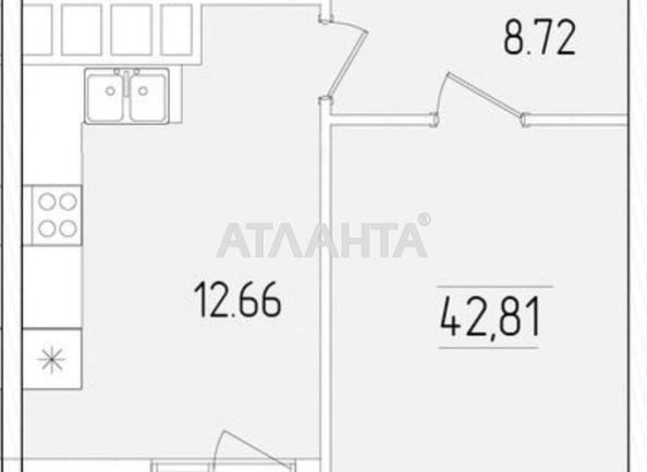 1-room apartment apartment by the address st. Krasnova (area 42 m²) - Atlanta.ua - photo 20