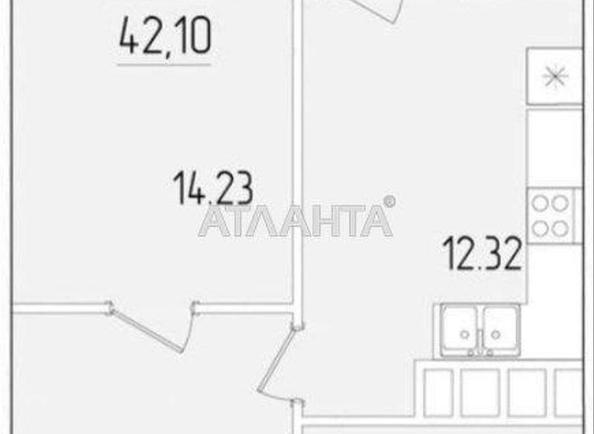 2-rooms apartment apartment by the address st. Krasnova (area 42,1 m²) - photo 17 2-rooms apartment apartment by the address st. Krasnova (area 42,1 m²) - Atlanta.ua - photo 17