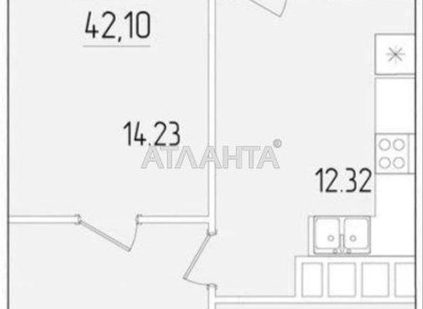 2-комнатная квартира по адресу ул. Краснова (площадь 42,1 м²) - Atlanta.ua - фото 16