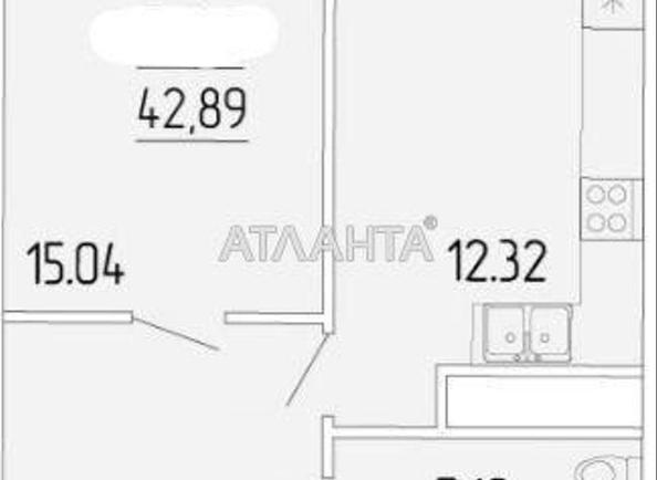 2-кімнатна квартира за адресою вул. Краснова (площа 42,8 м²) - Atlanta.ua - imageAlt 14